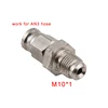 AN3 Motorcycle Motor Bike Hydraulic Brake Oil Hose Line Banjo Fitting m10x1 stainless Steel 10mm ► Photo 2/6