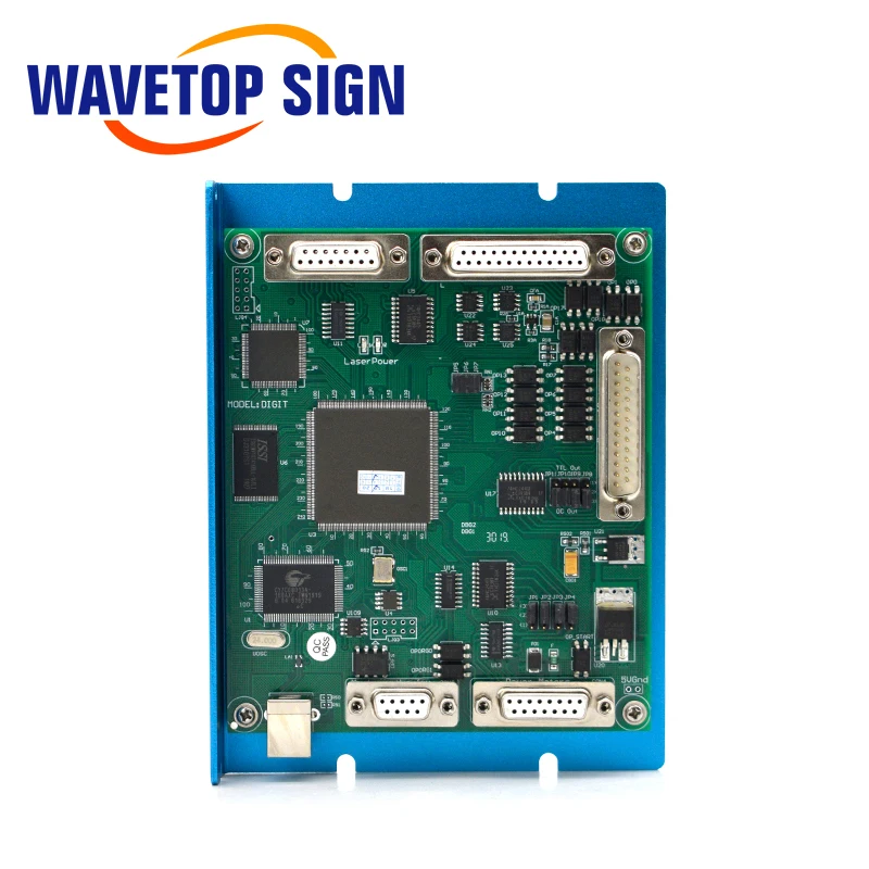 US $204.40 Usb Laser Marking Machine Control Card Digial Signal Support 64 Bit System Software Ezcad 276 For Co2 Yag Uv Laser Module