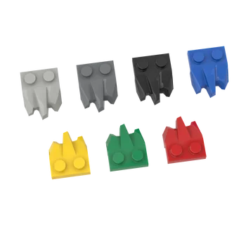 

Buildmoc Bricks 27261 2 x 2.5 x 1 board, modified 1 x 2 with 3 claws For Building Block Part DIY Construction Christmas Gift Toy