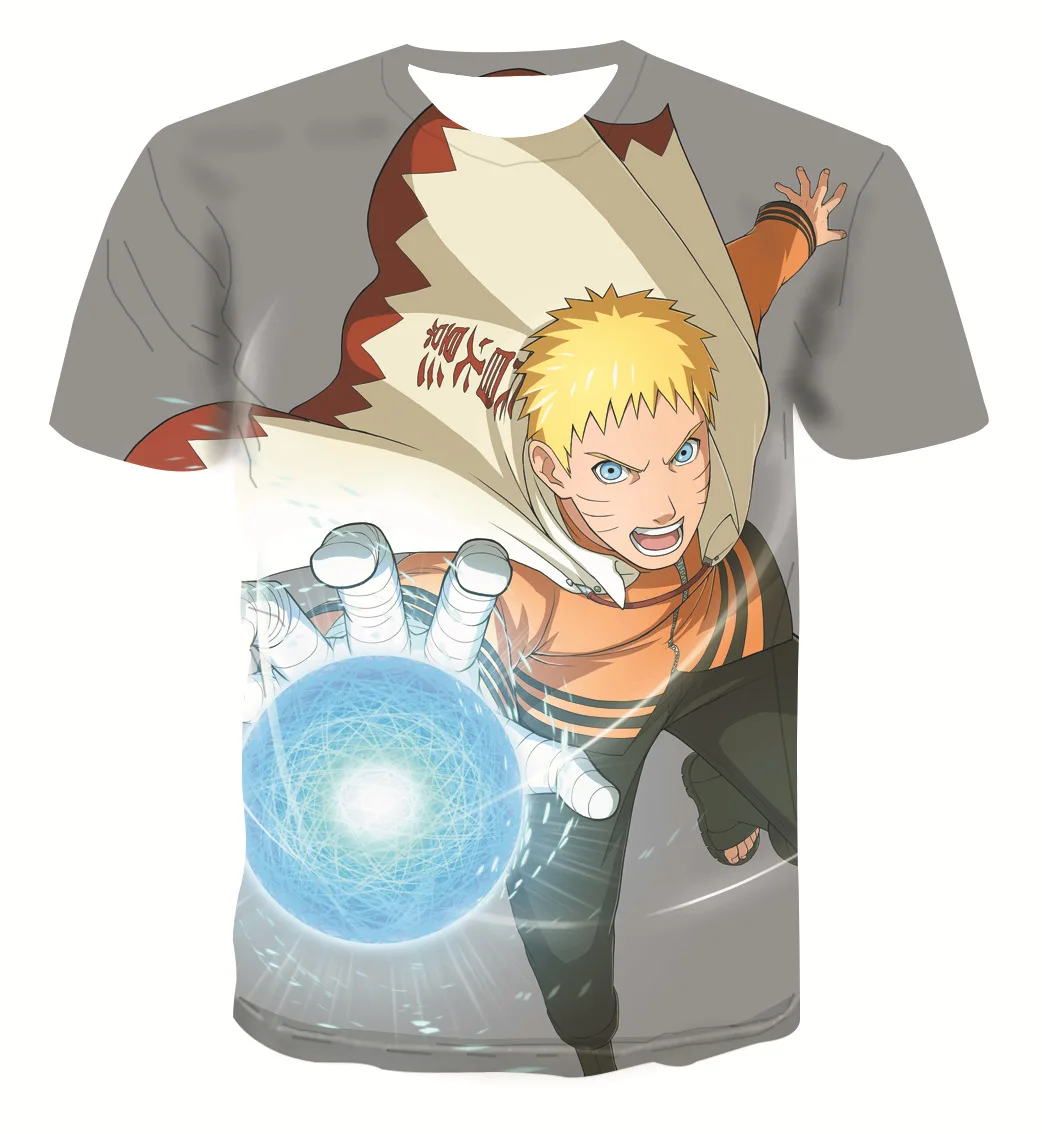 Anime T-shirt 3D Naruto / Luffy / Dragon Ball printing T-shirt fashion hot sale men