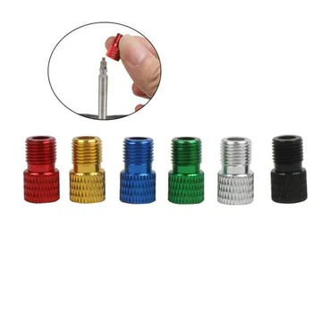 

5pcs MTB Road Bicycle Nozzle Valve Cap Cycling Presta Air Valve Adapter Schrader Pump Bike Accessories Repair Tools