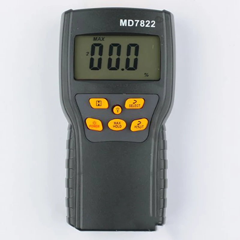 

MD7822 Grain Moisture Tester Moisture Meter Probe Type Digital Display Seed Medicine Hygrometer Large Screen LCD Display