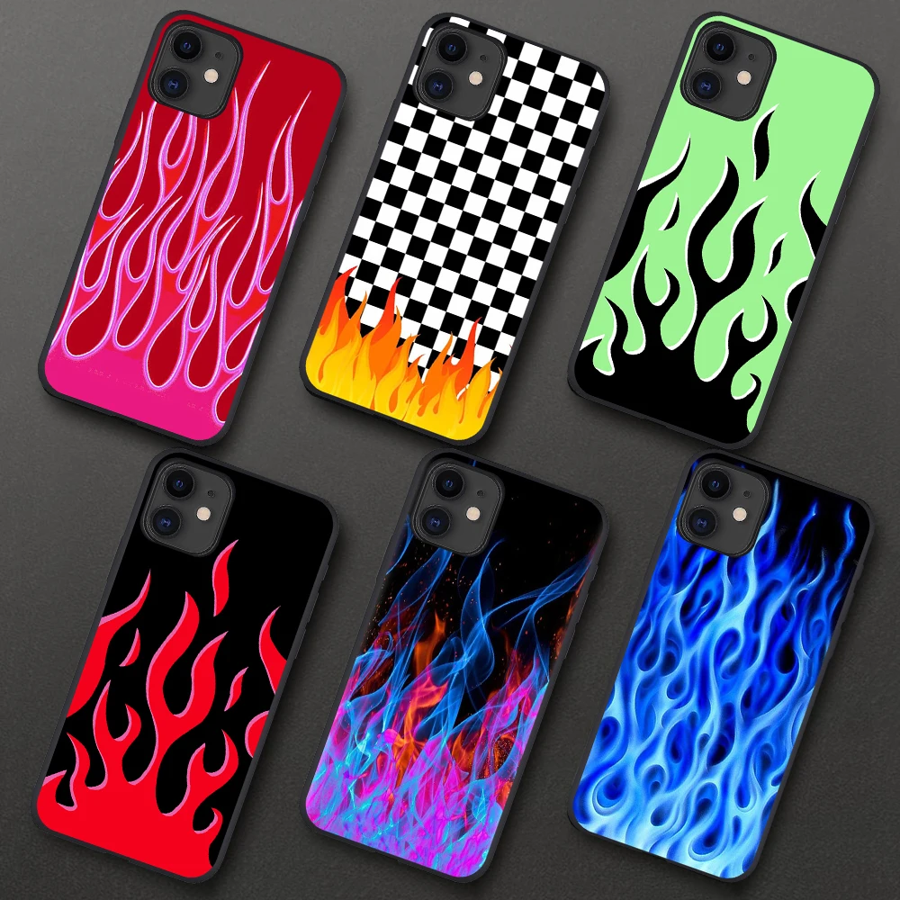 Flame Pattern Phone Case For iPhone 11 Pro XS MAX X XR 7 8 SE 2020 X 11 Pro Max Soft Silicone Back Cover Capa For iPhone 11 Case Flame Pattern Phone Case For iPhone 11 Pro XS MAX X XR 7 8 SE 2020 X 11 Pro Max Soft Silicone Back Cover Capa For iPhone 11 Case