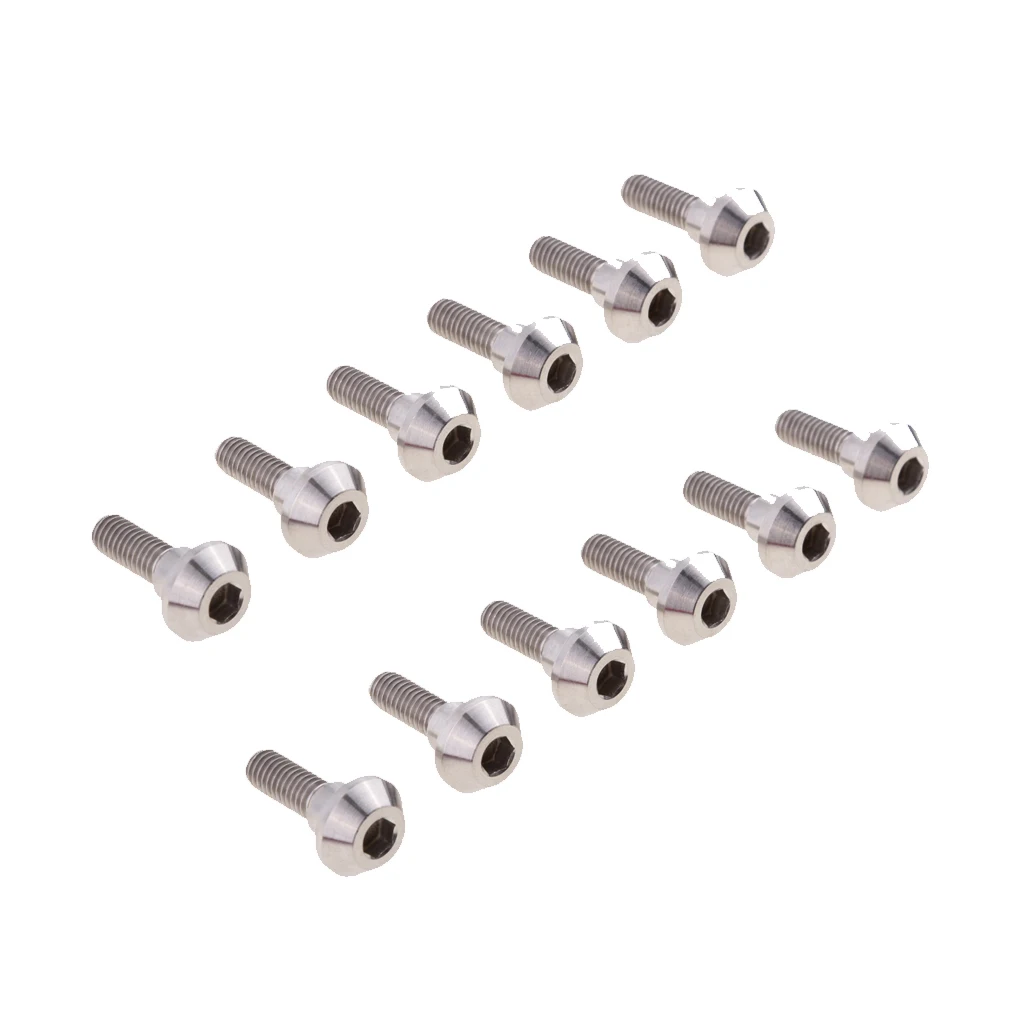 12 Pieces Titanium Front Rear Brake Disc Rotor Bolts for Yamaha R6 R1 12 Pieces Titanium Front Rear Brake Disc Rotor Bolts for Yamaha R6 R1