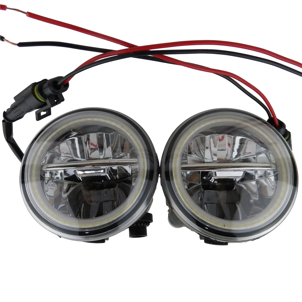 Противотуманные фары в сборе с ангельскими глазами 2 шт. супер яркие