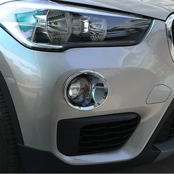 

Suitable for BMW X1 F48 2016 2017 2018 2019 ABS chrome front fog lamp cover trim decorative cover bright