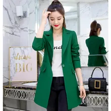 *#Best Price High quality casual ladies jacket blazer Spring and autumn new slim long women's small suit jacket 2019 fashion suit female *#Best Price High quality casual ladies jacket blazer Spring and autumn new slim long women's small suit jacket 2019 fashion suit female