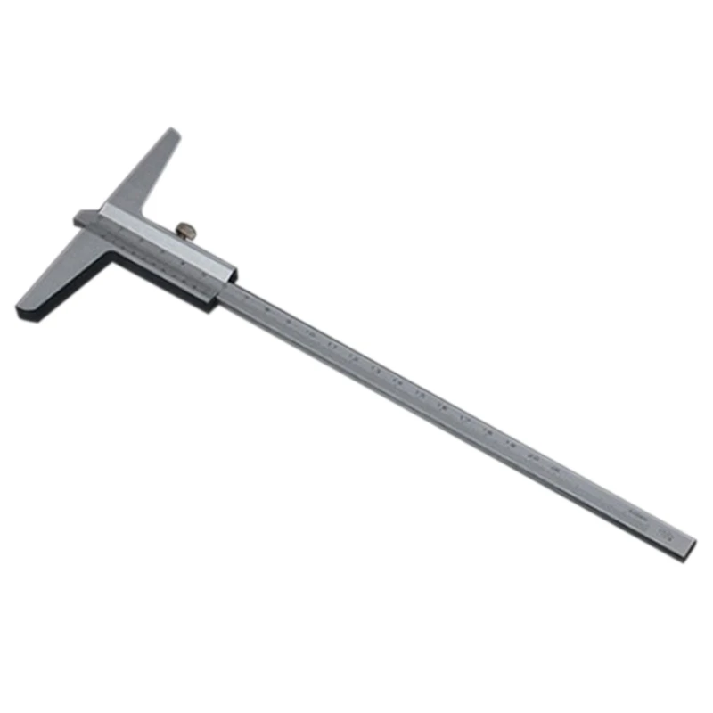 

0-200Mm Steel Depth Vernier Caliper Gauge Depth Caliper Gauge Micrometer Depth Measuring Tool Metric Gauge Micrometer