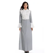 2019 мусульманское платье рубашка большого размера с вышивкой