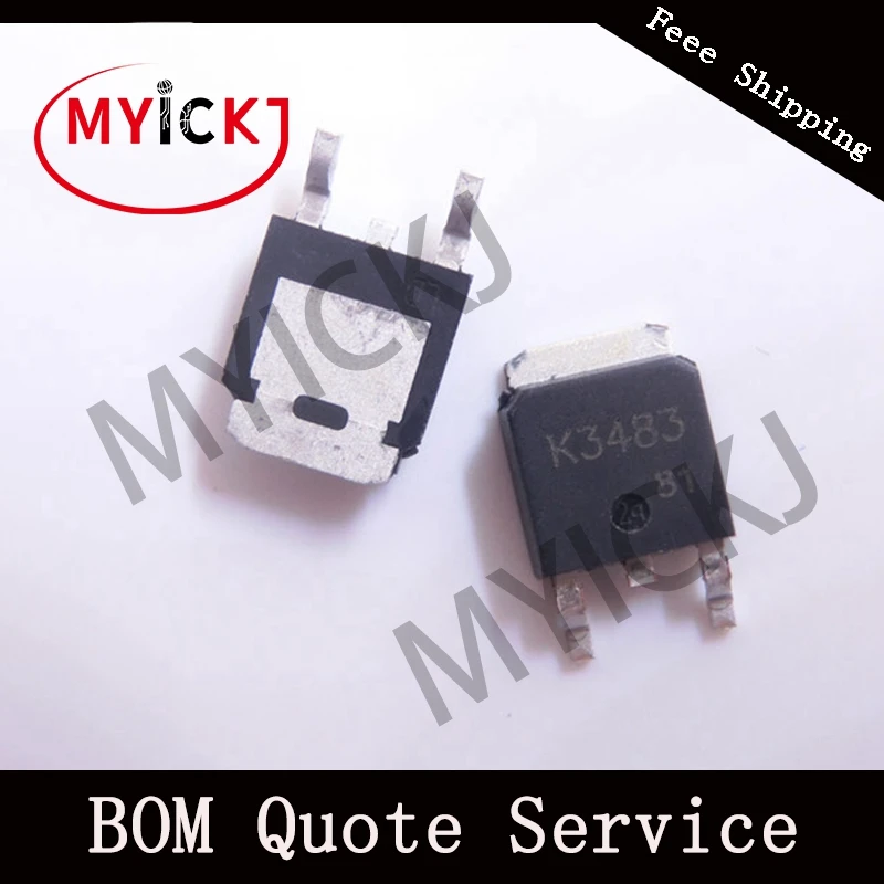 

10PCS K3483 TO-252 SWITCHING N-CHANNEL POWER MOSFET IC CHIP
