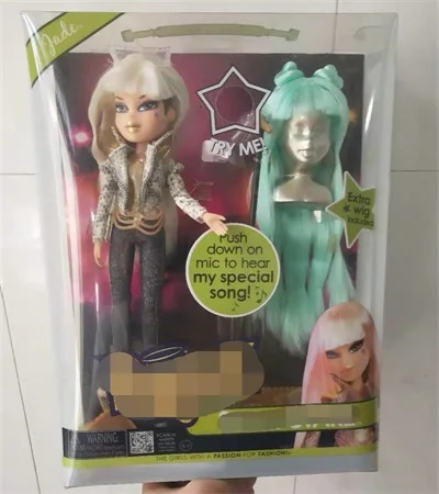 Модная фигурка Bratz Bratzillaz, кукла, несколько вариантов, лучший подарок для ребенка, 1 шт - Цвет: Прозрачный