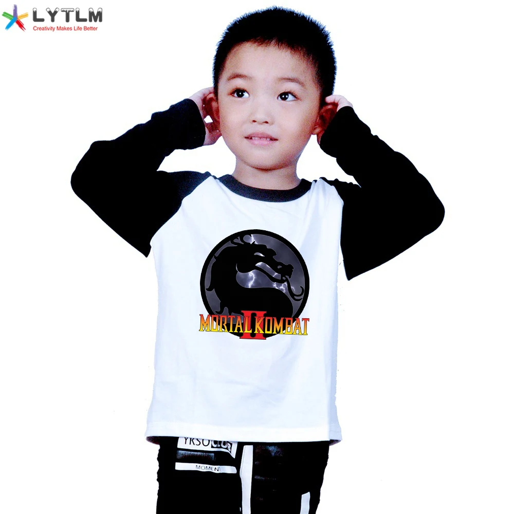 LYTLM mmoral Kombat футболка Enfant Rock N ролл мультфильм футболка для детей дракон мальчик футболки Детская форма Infantil Masculina