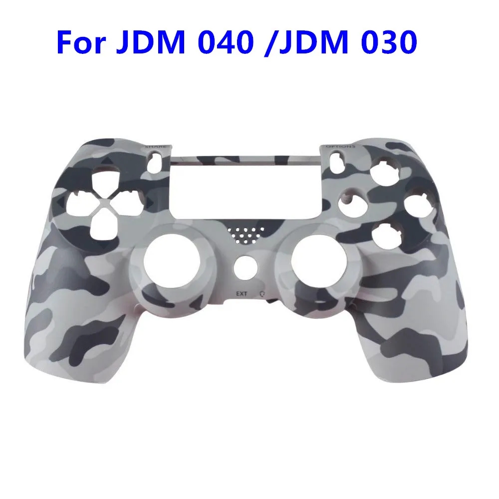 For JDM 030 JDM 040 Передний корпус для PS4 V1 Сменный Чехол Лицевая панель для PS4 Pro Slim V2 JDM 040 JDM 030 контроллер камуфляж - Цвет: For JDM 030 JDM 040