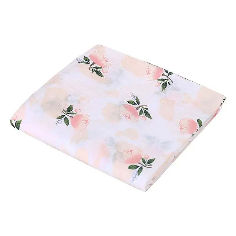 

High quality Soft Muslin Baby Swaddles Newborn Wrap Blankets Bath Gauze Infant Sleepsack Mat