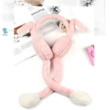 Подарки, имитация кролика, тренировка, дышащие наушники, аксессуары для зимы, для путешествий, сохраняют тепло, повязки на голову, портативная защита для ушей