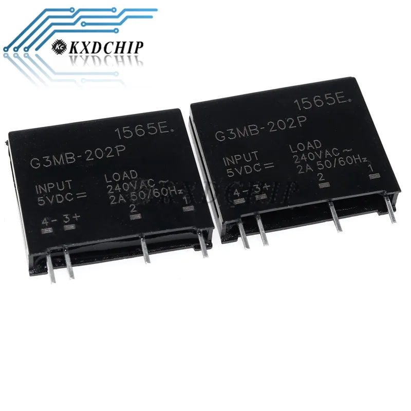 10 шт./лот Новое реле G3MB - 202 p g3mb-202P-5VDC 2A240VAC новая Оригинальная фотография |