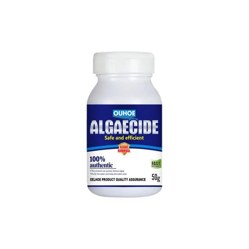 50g High Efficiency Algaecide Algae Moss Control Water Purification Reduce Algae Safe Efficient Algaecide For Aquarium Pond fish tank water purifier aquatic algae remover