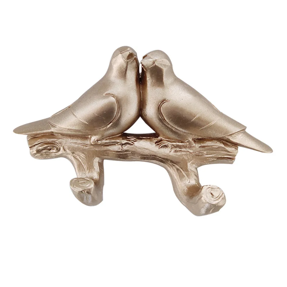 Creativity Resin Hook Wall Decoration Bedroom Door Behind Seamless Coat Hook Key Frame Sticky Hook Home Wall Bird Storage Hook 2