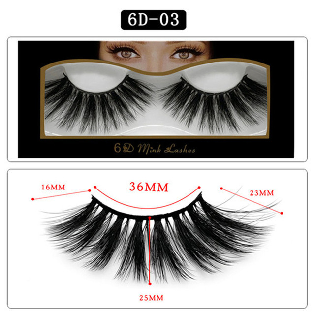 25mm Eyelashes 3D Mink Hair Handmade Natural Natural Long Eyelashes Mink Hair Bundle Eyelash Makeup Eyelash Extension