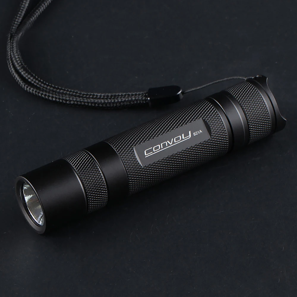 Convoy S21A Flashlight EDC Torch Flash Light SST40 2300lm Linterna LED S2 Plus 21700 Version Lantern Camping Lamp Work Latarka