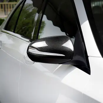 

Carbon Fiber Replacement Side Wing Rear View Rearview Mirror Cover For Mercedes