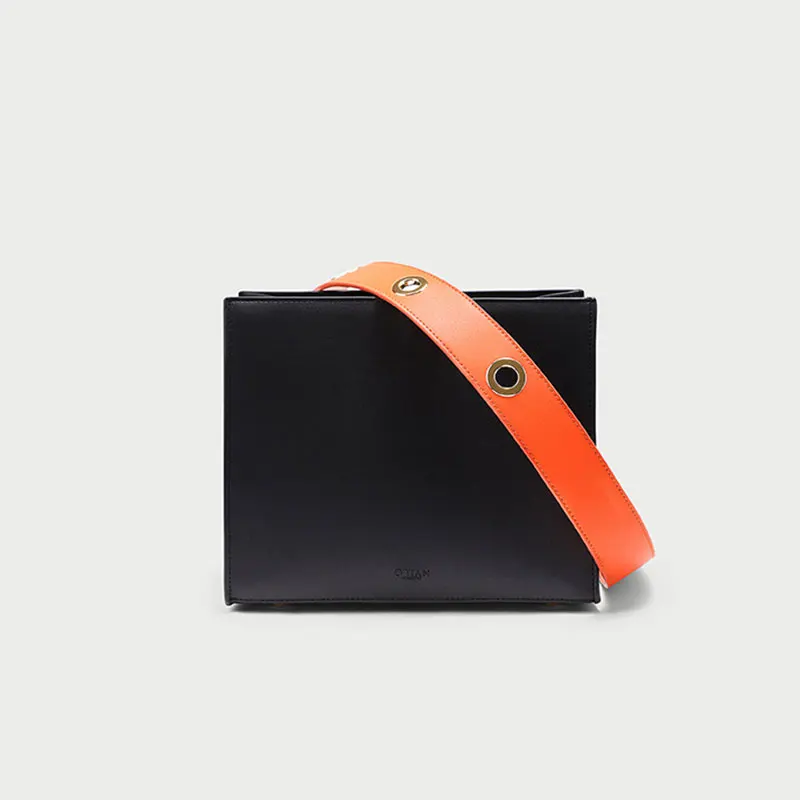 

Women's Fashion Genuine Leather Designer Handbag Mini Flap OL Crossbody Bag Shoulder Bag for Office Daily