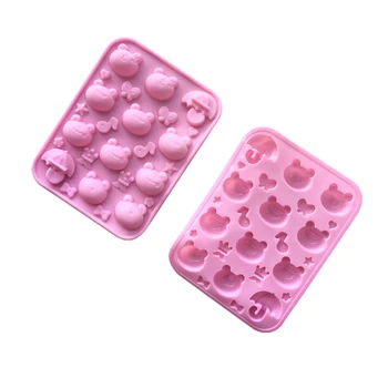 

12-hole big-eyed frog silicone chocolate mold, silicone cake mold