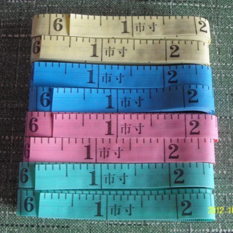 Рукава напрямую от производителя! 2,0 сантиметр широкий белый фон алое письмо Чи Талия измерительная пленка высокого качества