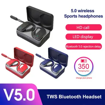 

Newest K40 Wireless Bluetooth 5.0 Style Bone Conduction Headsets IP66 Sweatproof Sports Earbuds With Charging Box Mic Call