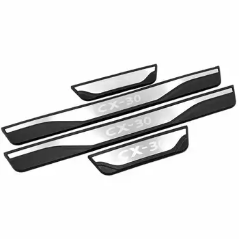 

Auto door sill plate scuff plate threshold for Mazda CX-30 2019 2020,car accessories