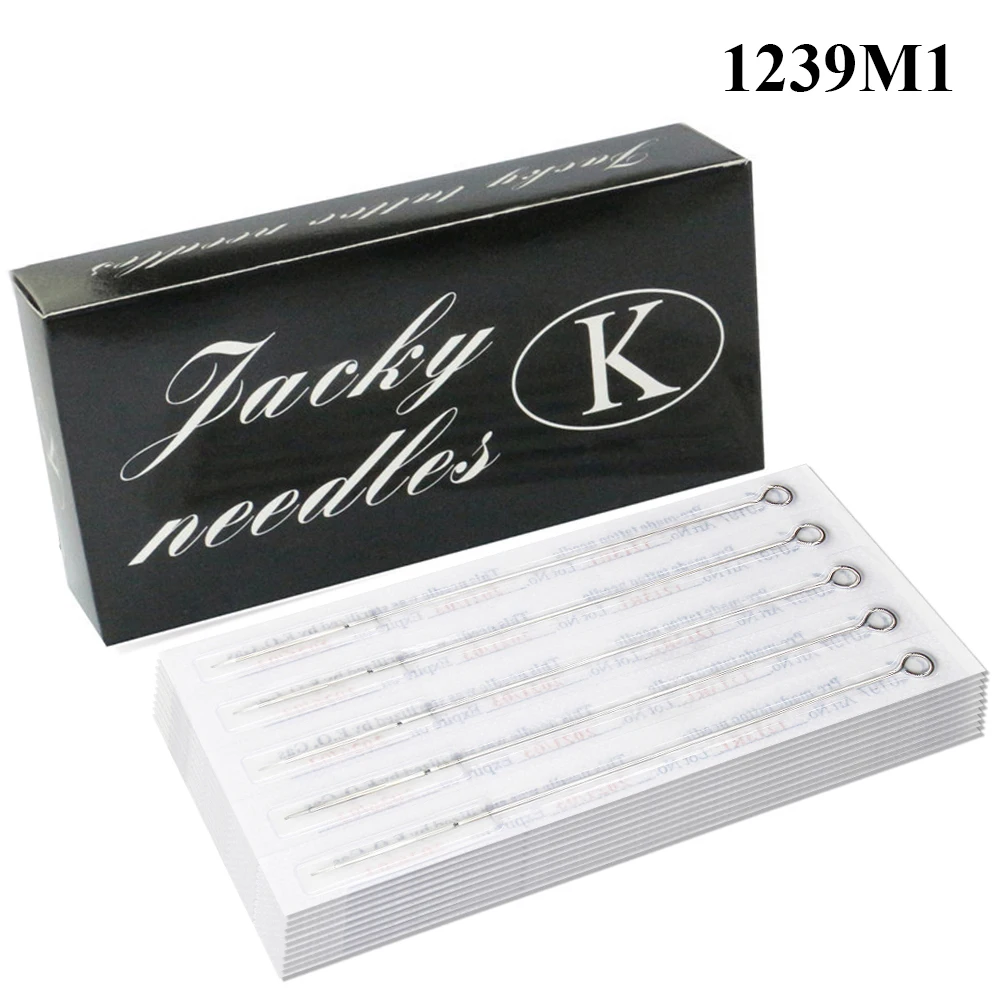 50PCS Professional Tattoo Needles 39M1 Round Magnum Curved Sterilize Stainless Steel Material Free Shipping | Красота и здоровье