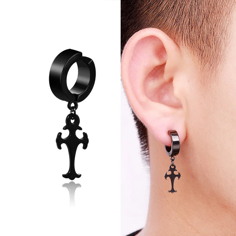 Stainless Steel Painless Ear Clip Earrings for Men Women Non Piercing Fake Earrings Jewelry Gifts ear clip earrings clip earrings ear clip ear accessories