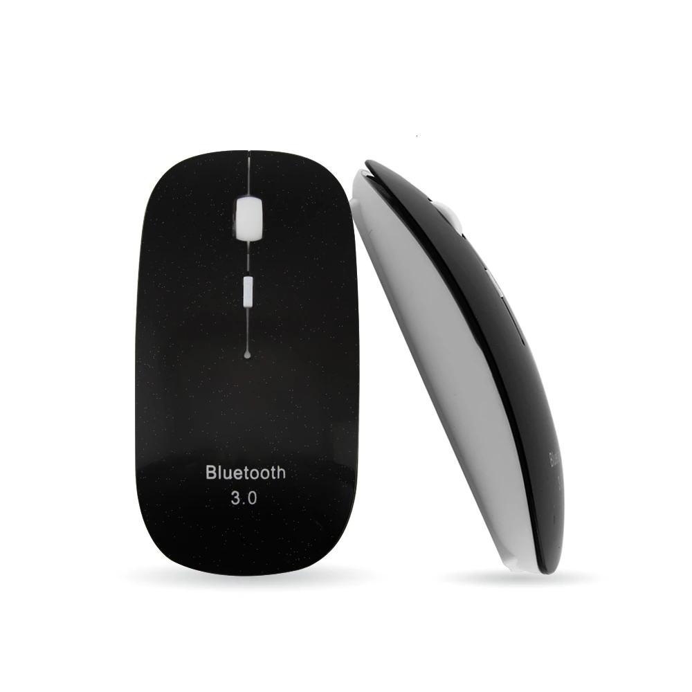 Беспроводная Bluetooth мышь портативная эргономичная компьютерная мышь 3D оптическая мышь маленькая розовая девочка для ПК ноутбука Macbook Air - Цвет: Черный
