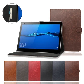 

Luxury Case For Huawei MediaPad T5 10 AGS2-W09/L09/L03/W19 10.1" Cover Funda Tablet T5 10.1" case PU Leather Stand Shell Capa