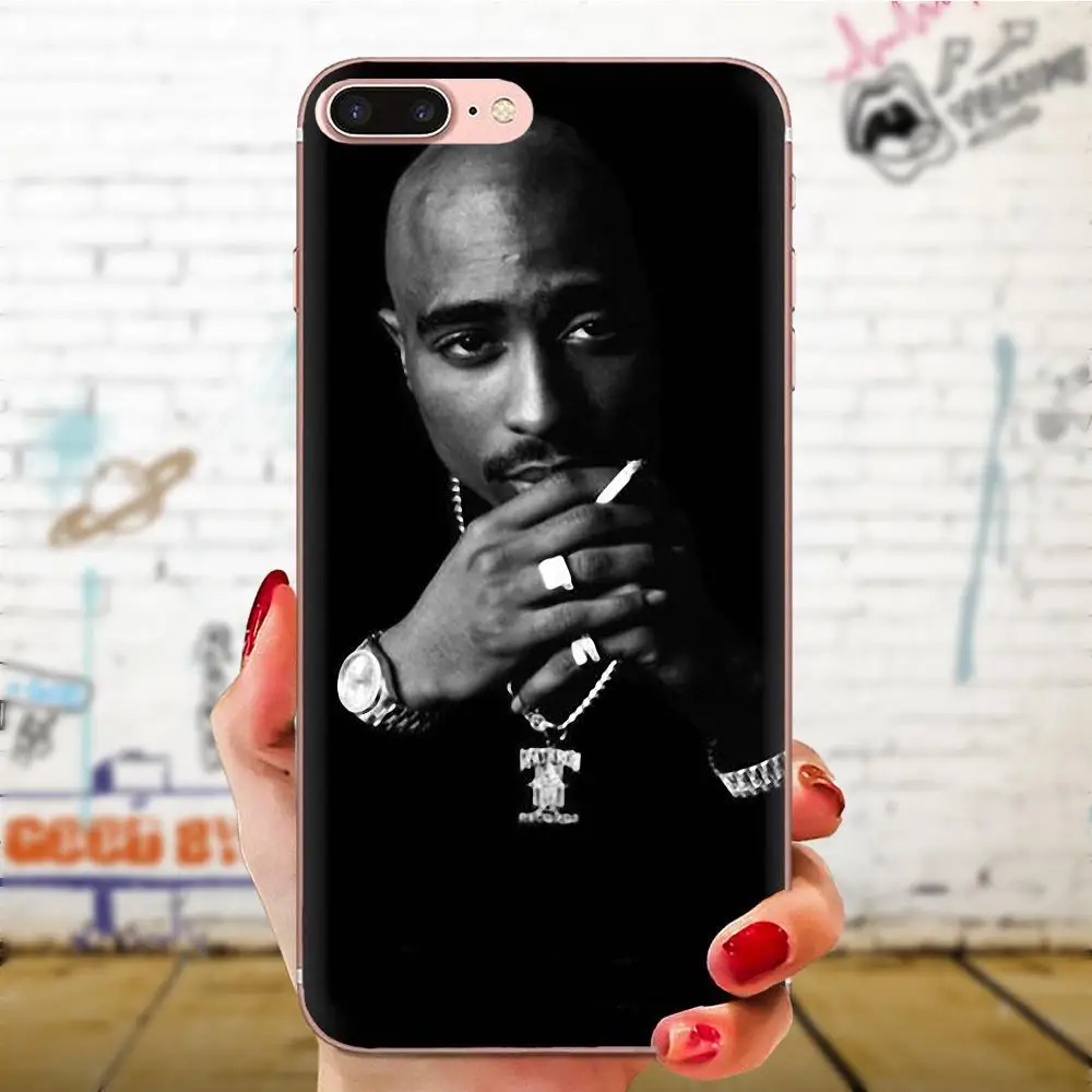 2pac для телефона с изображением Тупака Амару Шакура мягкий протектор для Galaxy Alpha Note 10 Pro A10 A20 A20E A30 A40 A50 A60 A70 A80 A90 M10 M20 M30 M40 - Цвет: as picture