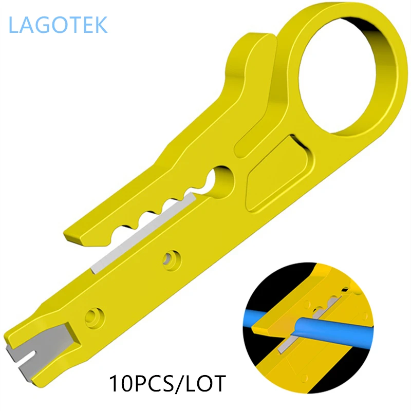 Network UTP Cable Cutter Stripper Wire Plier Punch Hand Tools Mini Portable RJ45 