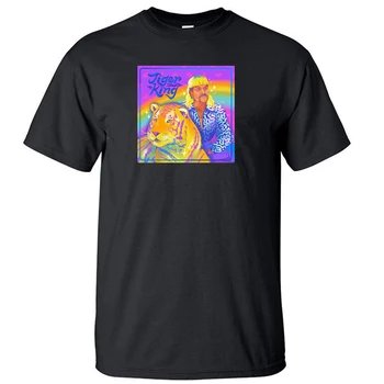 

The Tiger King Tshirt Men Funny Free Joe Exotic Tops T Shirt For President Short Sleeve Summer Tees Cotton Tshirts Streetwear