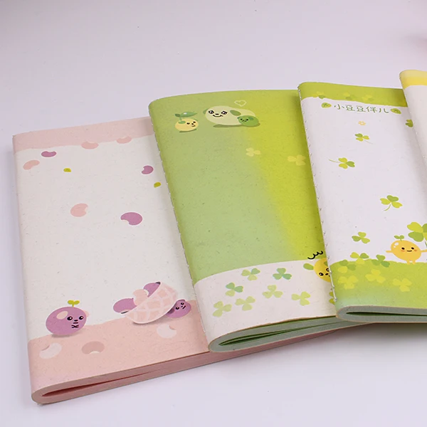 

1PC 64K Kawaii Little Bean Series Notebooks 40 Pages School Stationery Note book Diary Office Notepad Supplies (ss-1702)