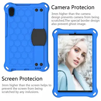 

Tablet Case For Samsung Galaxy Tab A 8.4 2020 SM-T307/T307U Heavy Duty Shockproof Shoulder Hand Strap Kids Silicone Case Cover