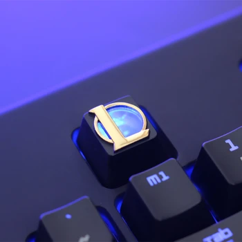 

Key cap 1 pcs LOL theme aluminum alloy metal mechanical keyboard keycaps R4 height for Cherry MX