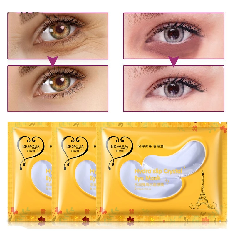 

3 Pairs Eyes Mask Moisturizer Anti Wrinkle Anti Age Patch Sleep Gel Hydrogel Patches Under The Eyes Bags Pads Korea