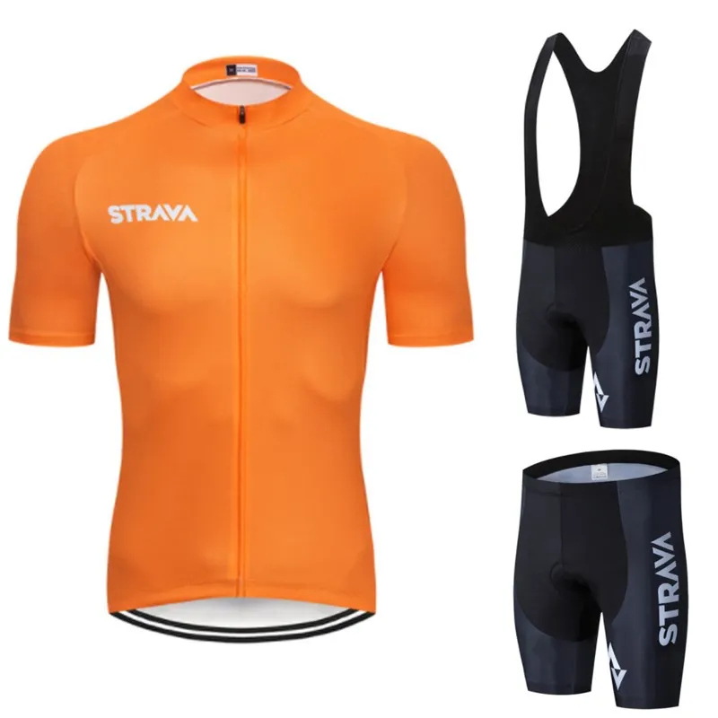 STRAVA 2020Pro Велоспорт Kleding наборы велосипедная форма Zomer Mans Wielertrui Набор дорожный Fiets Джерси MTB fiets slijage