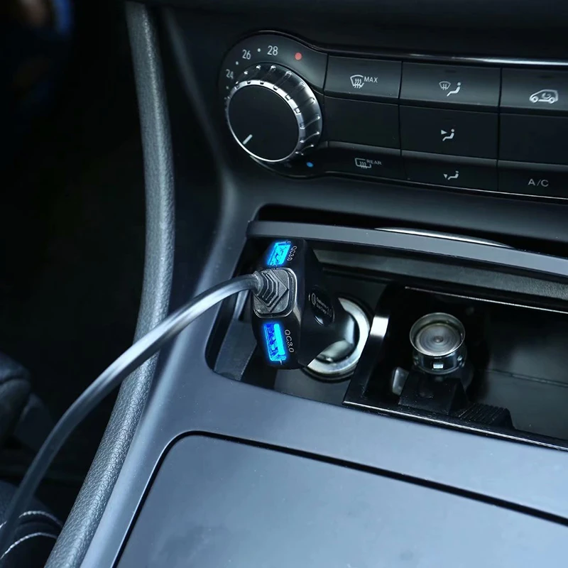 4 USB многопортовое автомобильное зарядное устройство для мобильного телефона Quick QC 3,0 переднее заднее сиденье портативный зарядный разъем для iPhone huawei телефон Универсальный