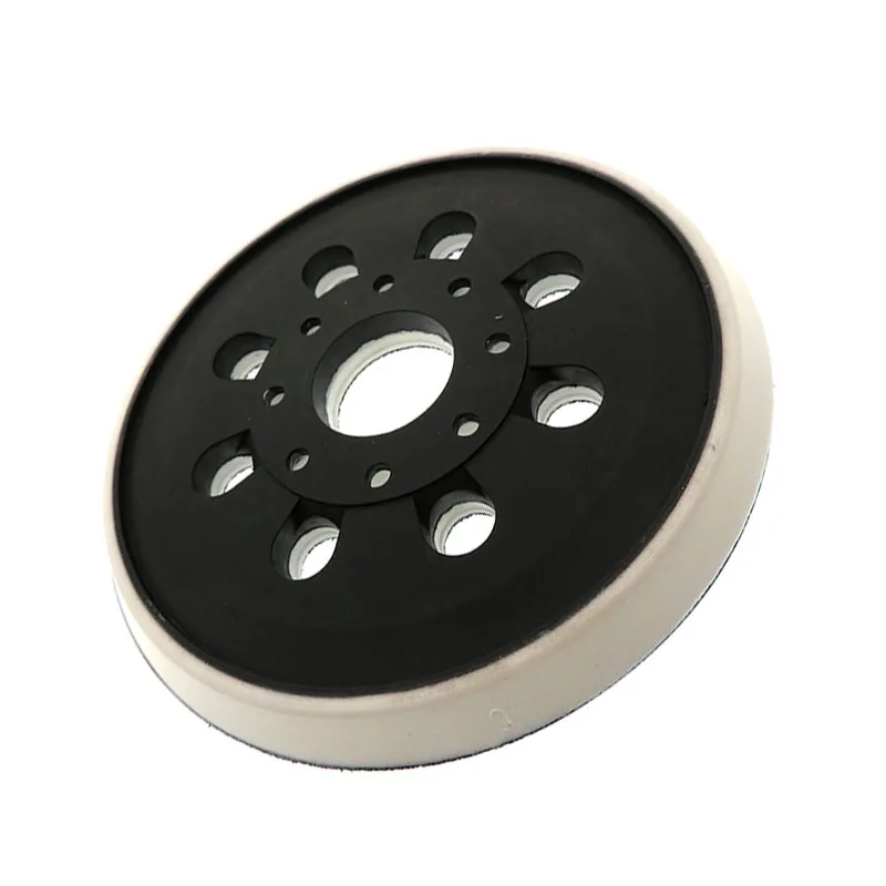 

2Pcs 5" Dia 8 Vacuum Holes Hook&Loop Sanding Pad Sander Backing Pads For Drill Rotary Tool Discs