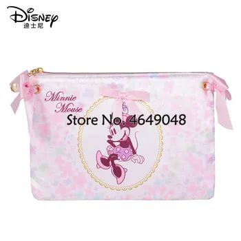 

Disney Minnie Cute Purse Women Bag Storage Bag Hand Portable Envelope Bag Personality Women Wallet Phone Bag Toiletry Kit Girl