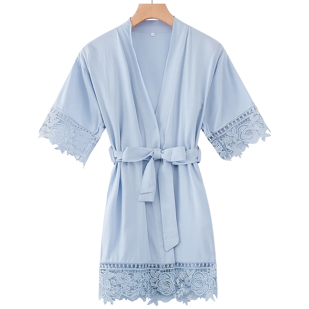 flower girl robe cotton