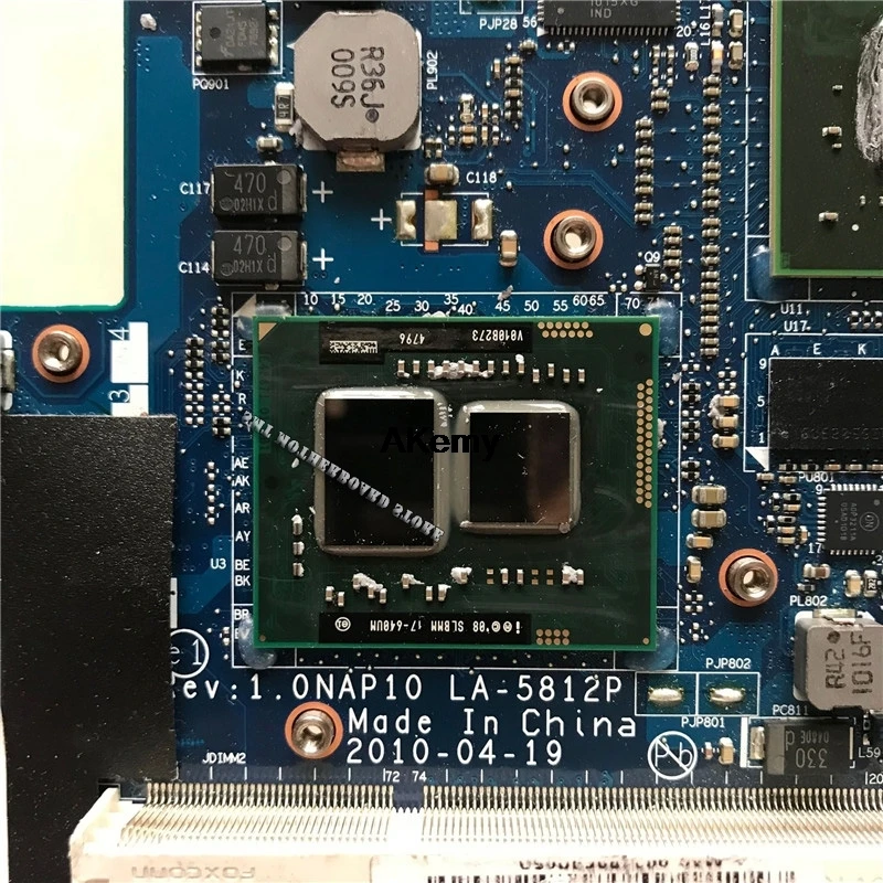 LA-5812P материнская плата для ноутбука Dell Alienware M11x R2 основная плата для ноутбука i5-520UM N11P-GS1-A3