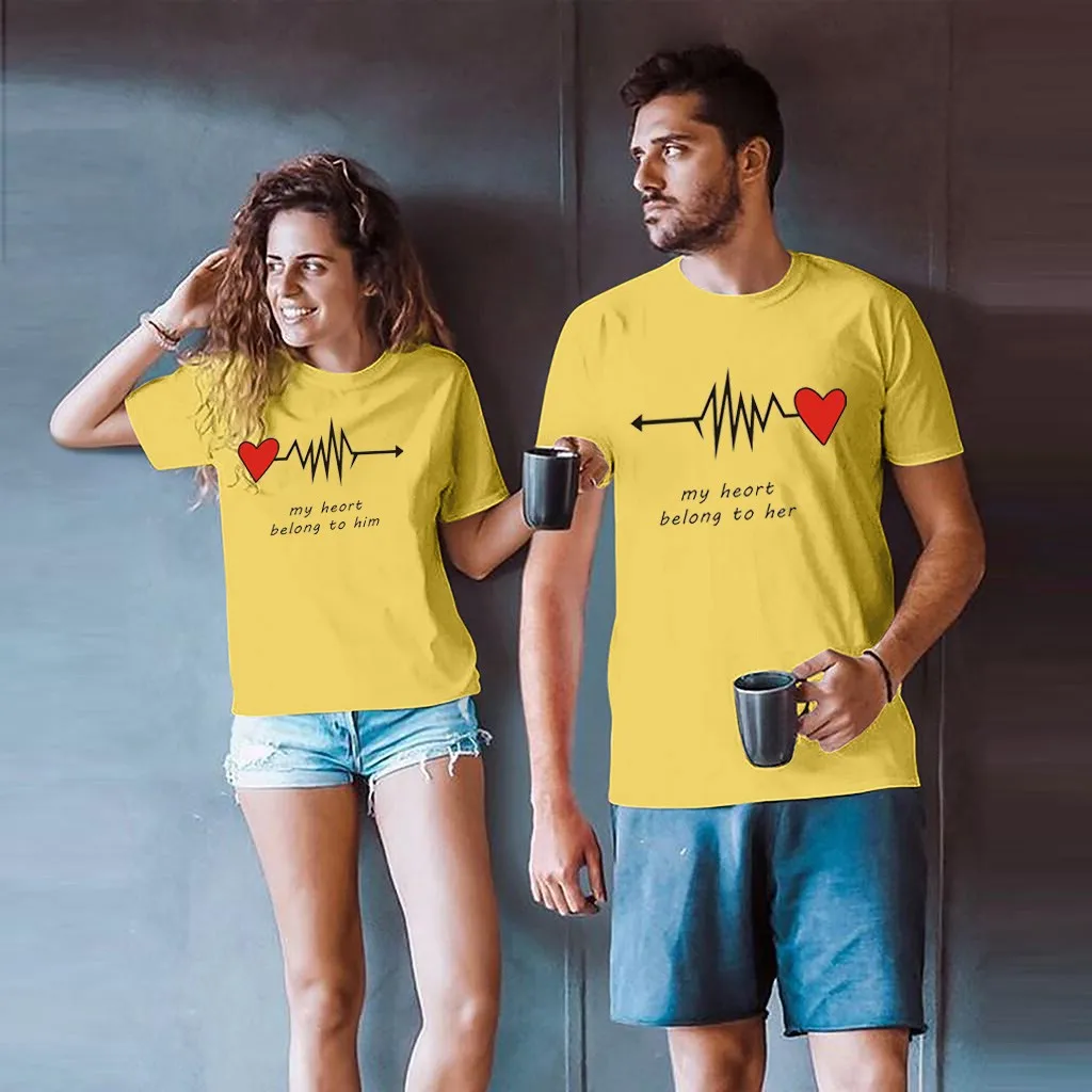 Новые женские летние топы с принтом сердца Sahpe футболки на День святого Валентина