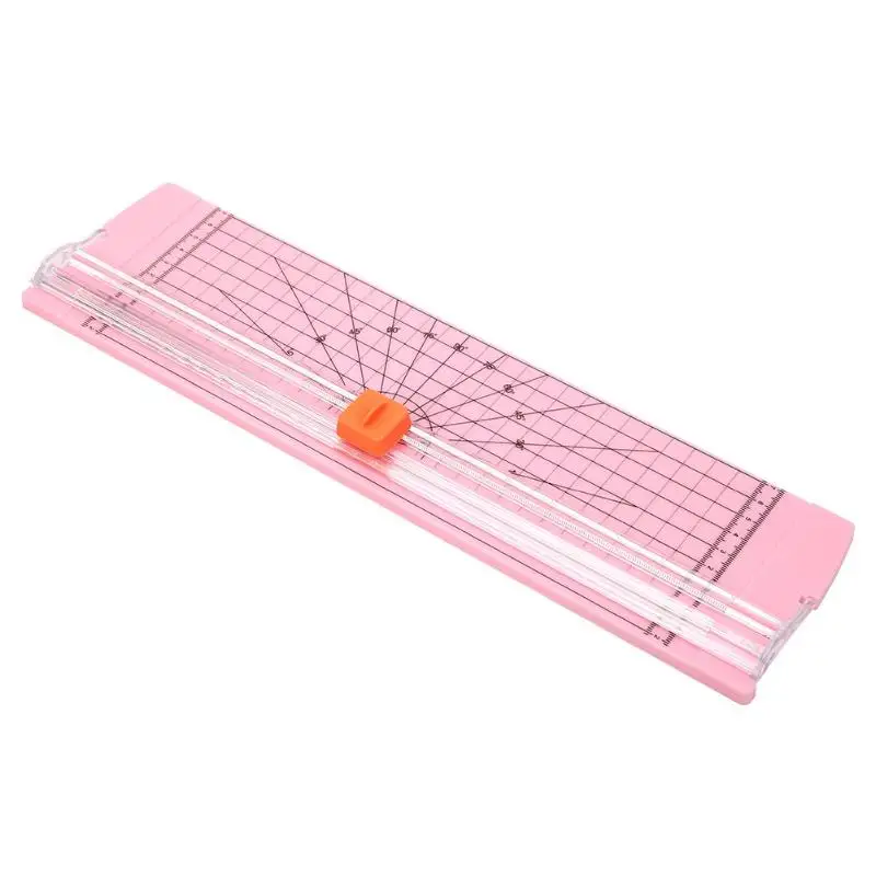 A4 машина для резки бумаги резак бумаги офис триммер фото скрапбук лезвия - Цвет: Pink