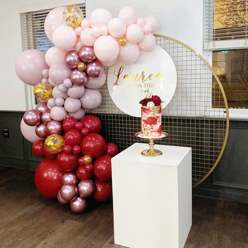 JAROWN Wedding Grid Iron Arch Wedding Backdrop Decor Stand Home Birthday Party Geometry Shaped Wrought Square Iron Decoration (2)